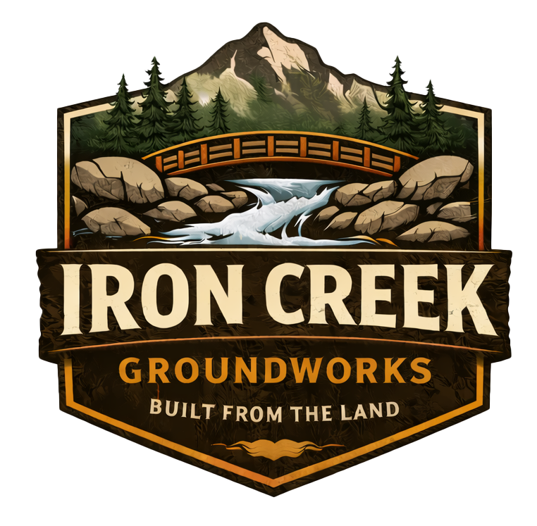 Iron Creek Groundworks Logo